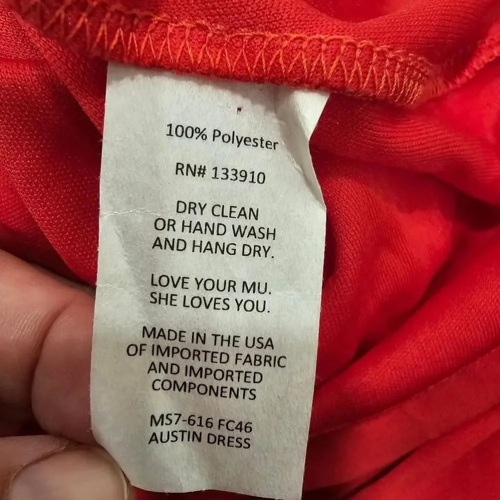 NWOT Show Me Your Mumu Austin Red Dress Size XL - Picture 3 of 10